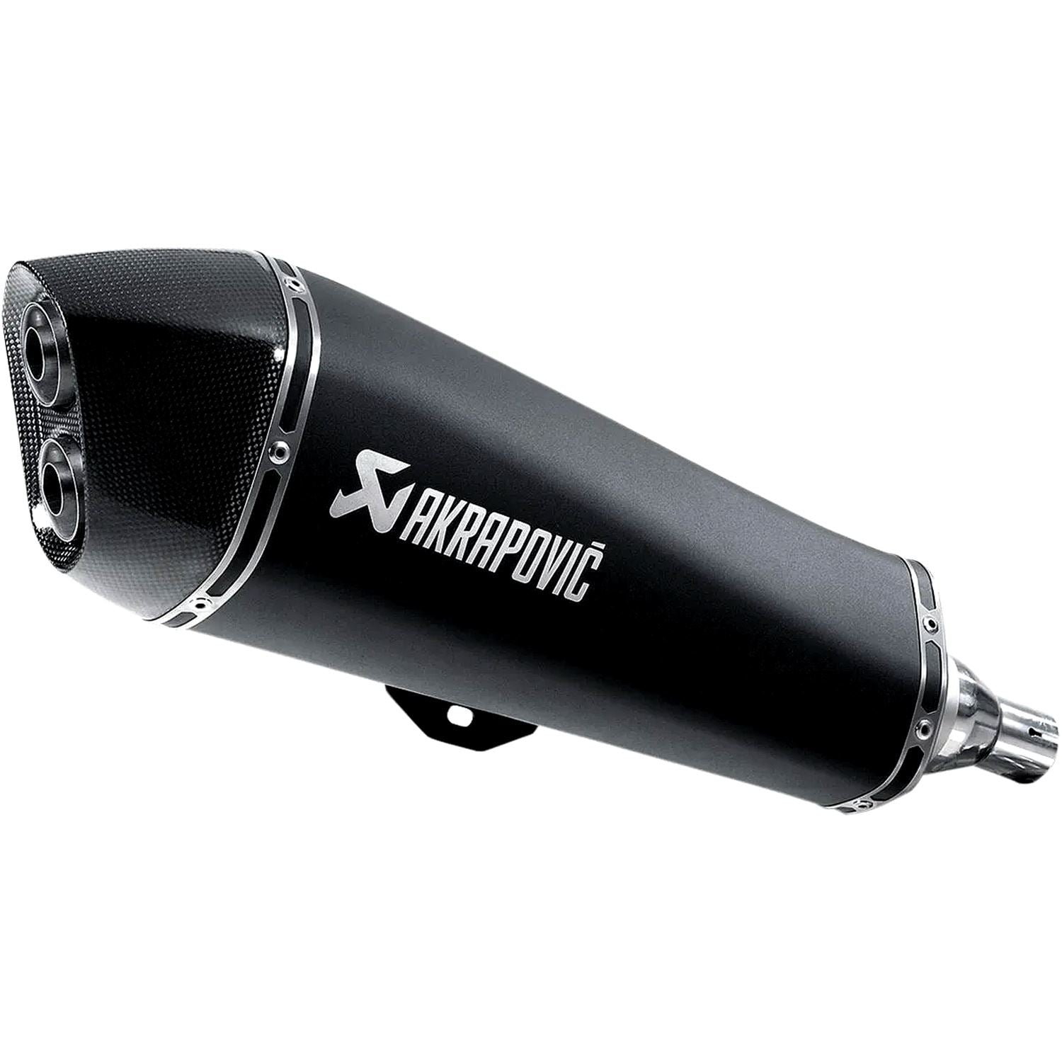 Akrapovic Stainless Steel Black Line Slip On Silencer For Gilera FUOCO 500 I.E. LT 2014-2016